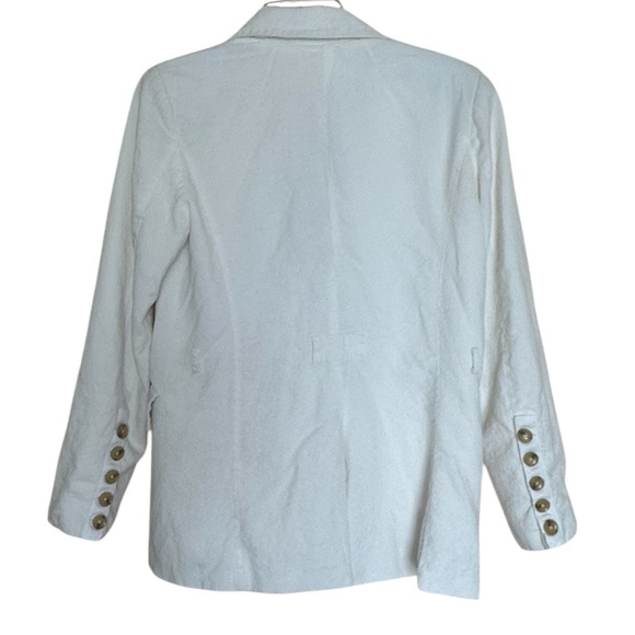 Free people white Olivia blazer no belt size XS - Picture 5 of 11